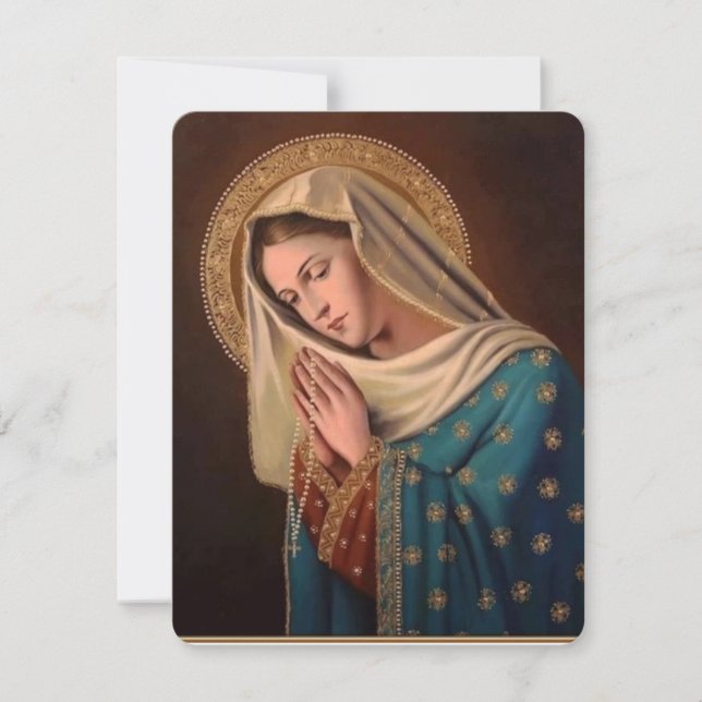 Carte Sainte du Mémorial funéraire catholique Vier (Devant)
