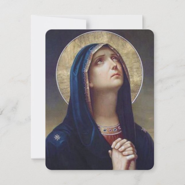 Carte Sainte du Mémorial funéraire catholique Vier (Devant)
