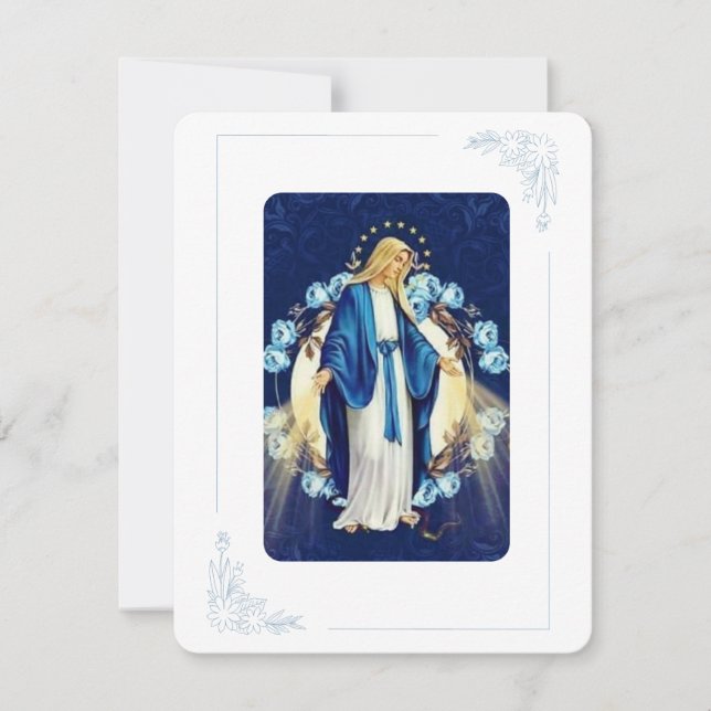 Carte Sainte du Mémorial funéraire catholique Vier (Devant)