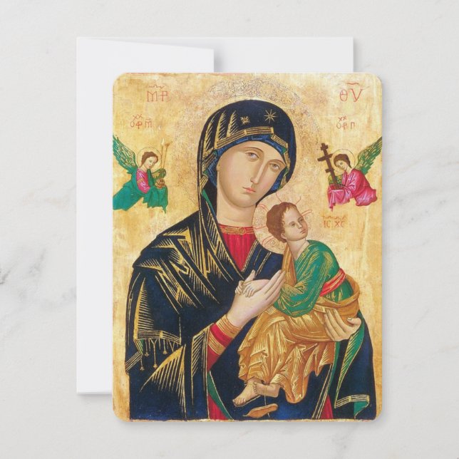 Carte Sainte du Mémorial funéraire catholique Vier (Devant)