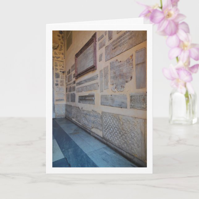 Carte Sainte-Marie de Trastevere, Art mosaïque, Rome, It (Orchidée)