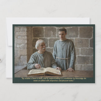 Carte Sainte | Saint Alcuin enseignant Rabanus