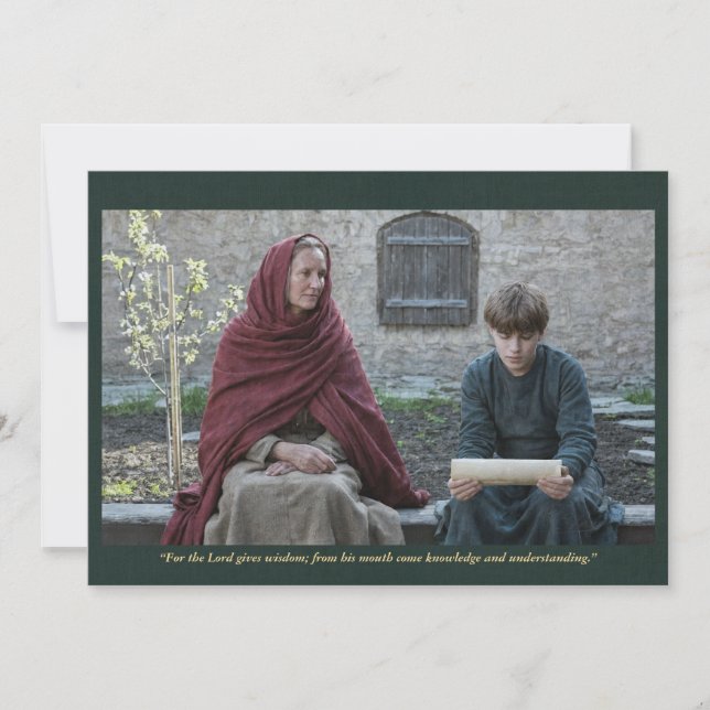 Carte sainte | Sainte Ludmila avec Wenceslaus (Devant)