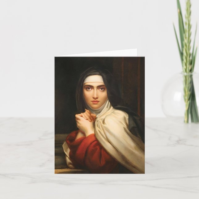 Carte Sainte Thérèse d'Avila (Devant)
