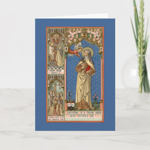 Carte Sainte Thérèse d'Avila (SAU 28) Salutation
