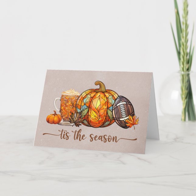Carte Saison Brown d'automne Halloween (Devant)