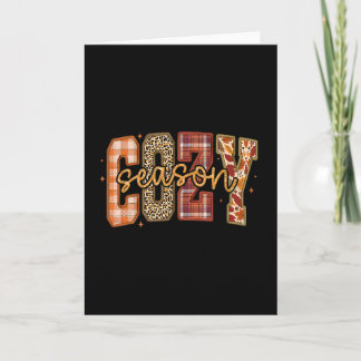 Carte Saison Cosy Fleur Sauvage Automne Fall Vous Feuill