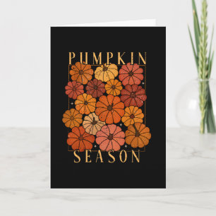 Carte Saison de citrouille automne fall y'all feuilles t