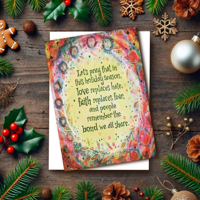 Carte Saison de Noël Espoir Inspirant (Créateur téléchargé)