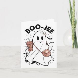 Carte Saison éffrayante mignonne Fantôme Halloween Costu