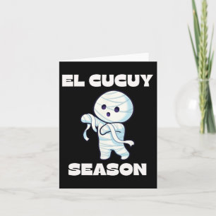 Carte Saison El Cucuy - Drôle espagnol Halloween mexicai