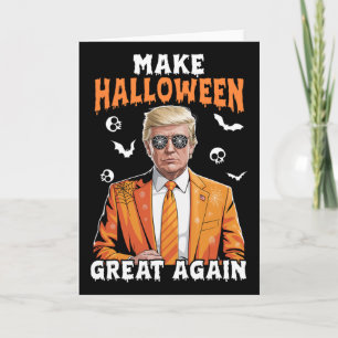 Carte Saison Flippante Drôle Faire Halloween Grande Enco