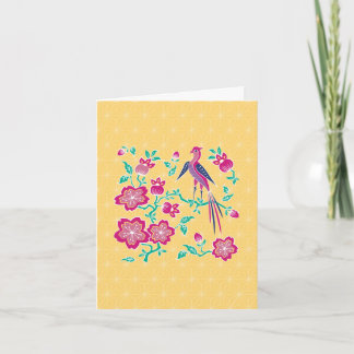 Carte Sakura Floral Batik Note 2