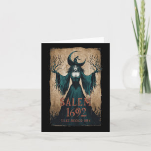 Carte Salem 1692 Ils en ont raté un Halloween Procès de 