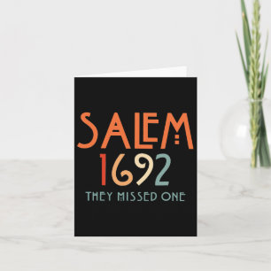 Carte Salem 1692 Ils en ont raté un - Sorcière de Salem