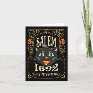 Carte Salem 1692 Ils Ont Manqué Une Sorcière Halloween