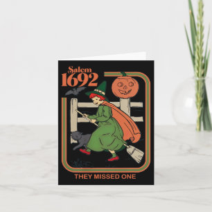 Carte Salem 1692 Ils Ont Manqué Une Sorcière Halloween 1