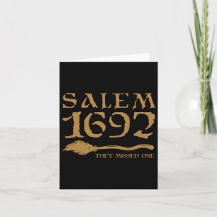 Carte Salem 1692 Ils Ont Manqué Une Sorcière Halloween 8
