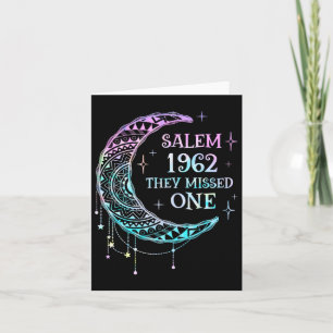 Carte Salem 1692 Ils Ont Manqué Une Sorcière Halloween T