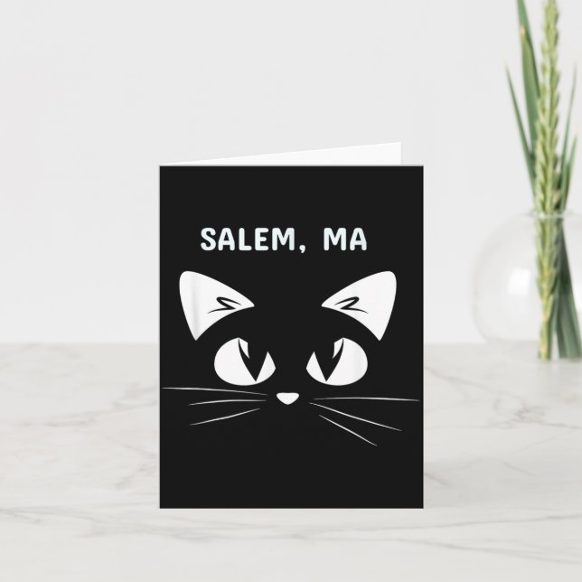 Carte Salem Ma Chat Noir Halloween 2018 (Devant)