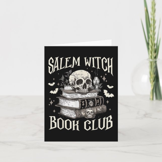 Carte Salem Witch Book Club Halloween (Devant)