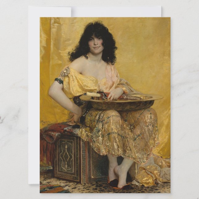 Carte Salomé (Portrait féminin) (par Henri Regnault) (Devant)