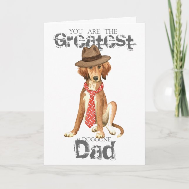 Carte Saluki Papa (Devant)