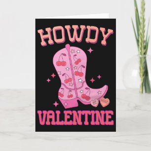 Carte Salut Boots de disco Saint-Valentin Nœud Coquette 