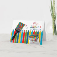 SALUT D'ANNIVERSAIRE - LUMINEUX - CONCEPT/Pinceau