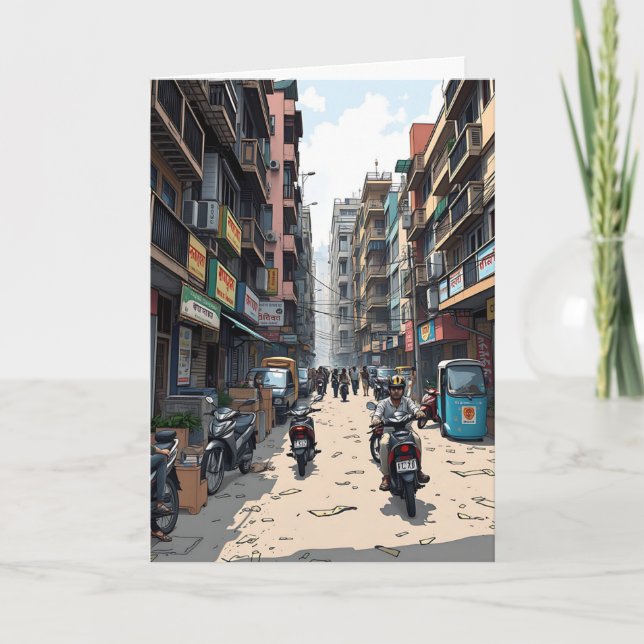 Carte Salut de l'Inde (Devant)