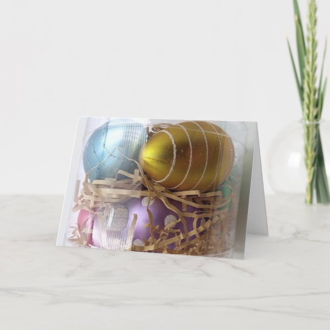 CARTE SALUT DE PÂQUES POUR LA FAMILLE ET LES AMIS (Devant)