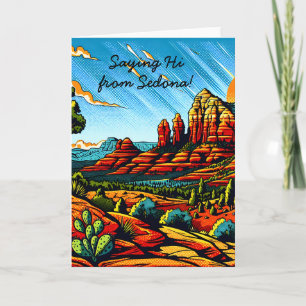 Carte Salut de Sedona, Arizona