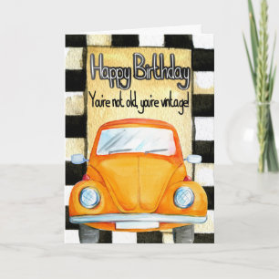 Carte Salutation d'anniversaire