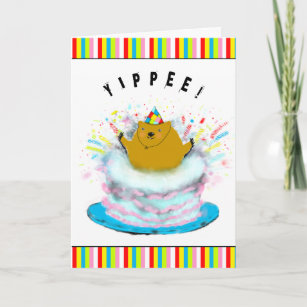Cartes Marmotte D Anniversaire Zazzle Fr