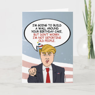 Carte Salutation d'anniversaire politique