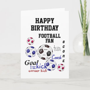 Cartes De Vœux Humour Du Football Zazzle Fr