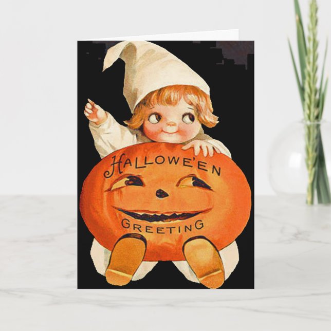 Carte Salutation de Halloween (Devant)