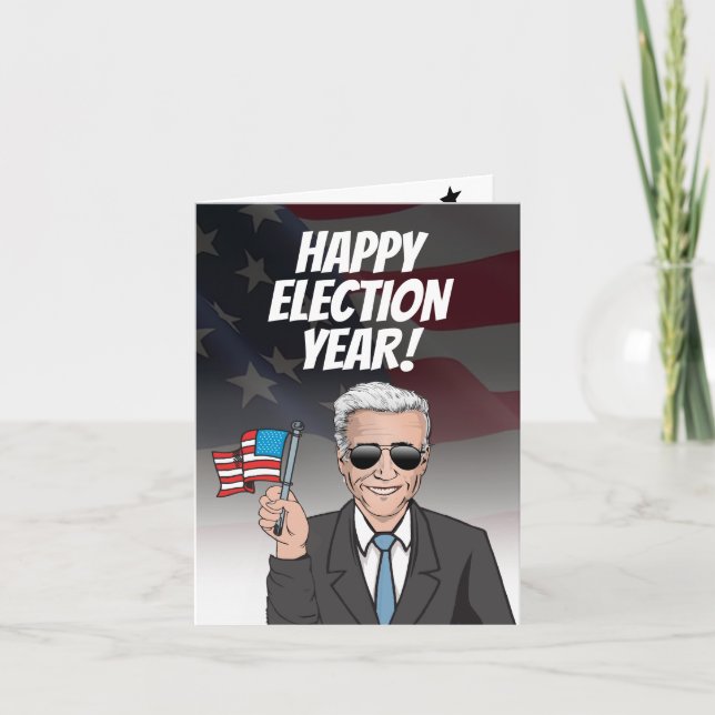 Carte Salutation de Joe Biden (Devant)