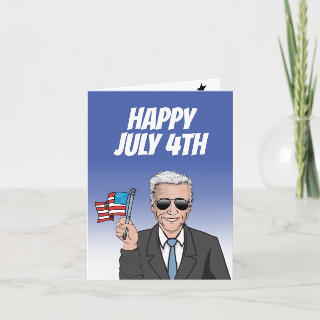Carte Salutation de Joe Biden (Devant)