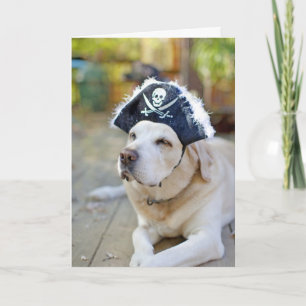 Carte Salutation de labrador retriever Halloween