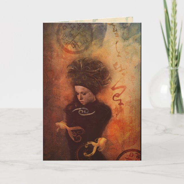 Carte Salutation de pisces (Devant)