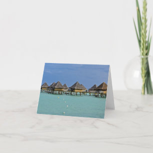 Carte Salutation de vacances Bora Bora