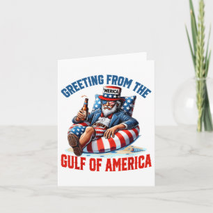 Carte Salutation Du Golfe De L'Amérique Trump Patrio