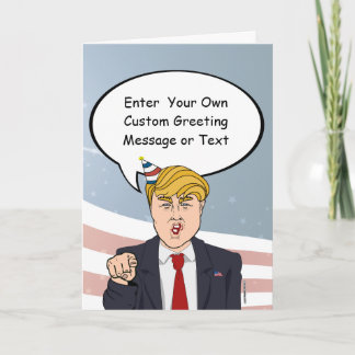 Carte Salutation politique faite sur commande