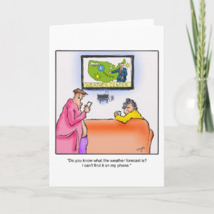 Carte Salutation ridicule