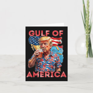 Carte Salutation Trump De La Partie Gulf Beach Of Americ