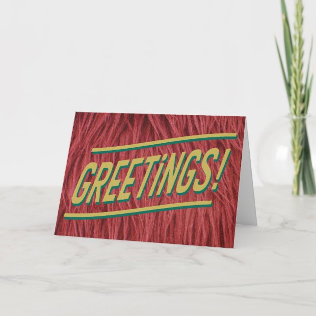 Carte Salutations (Devant)