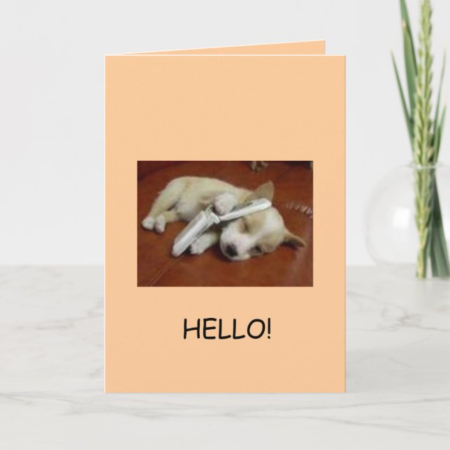 Carte Salutations ! (Devant)