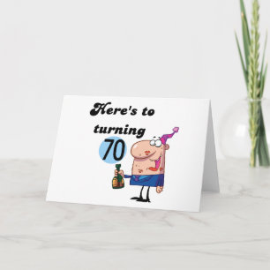 Carte Salutations à 70 T-shirts et cadeaux d'anniversair