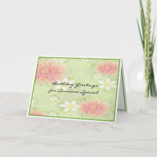 Carte Salutations d'anniversaire - quelqu'un spécial